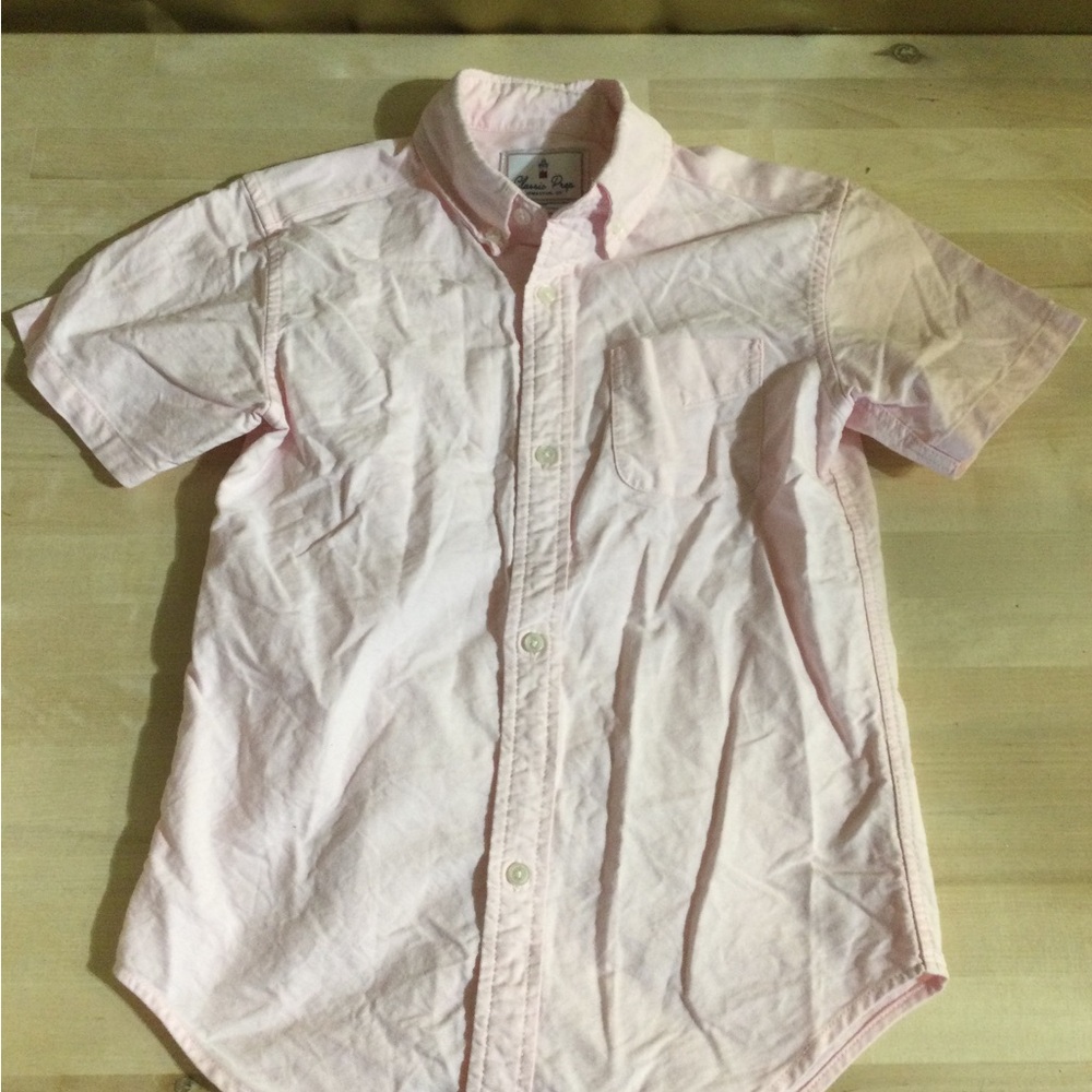Classic Prep Soft Pink Short Sleeve Shirt